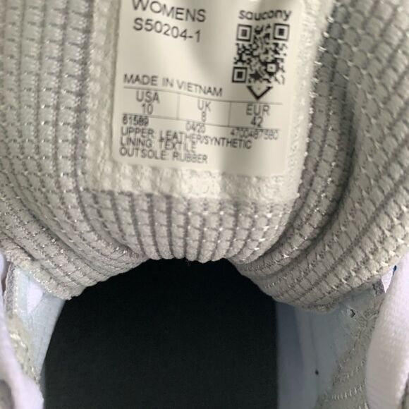 Saucony Omni S50204-1 Size 10 White Walking shoes brand new - Picture 7 of 8